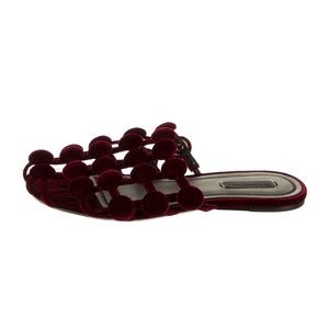 Red Velvet Alexander Wang Amelia Mules